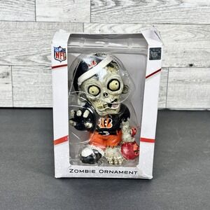 Forever Collectibles‎ NFL Cincinnati Bengals 4" Resin Zombie Christmas Tree